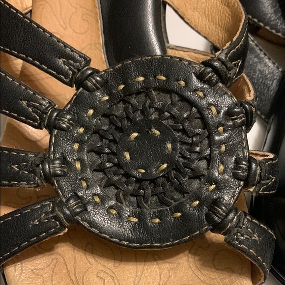 Women's Black Sandals - Picture 5 of 9